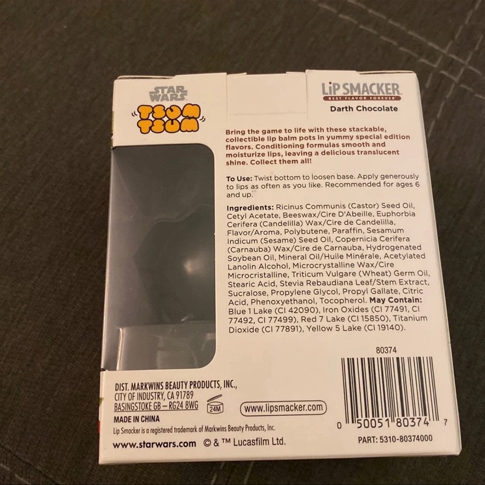🥰🥰Disney Tsum Tsum Star Wars Darth Vader Lip Smacker🥰🥰 - Picture 4 of 5